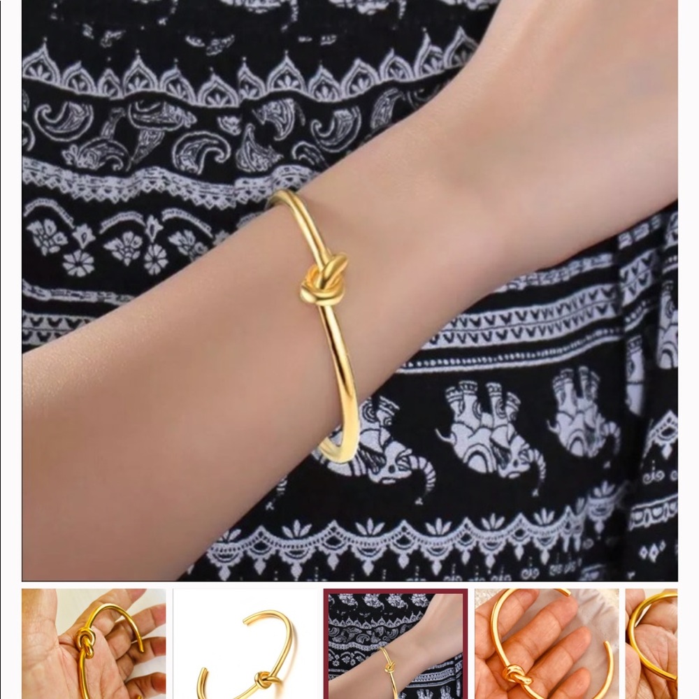 Knots Bracelet Gold Plated